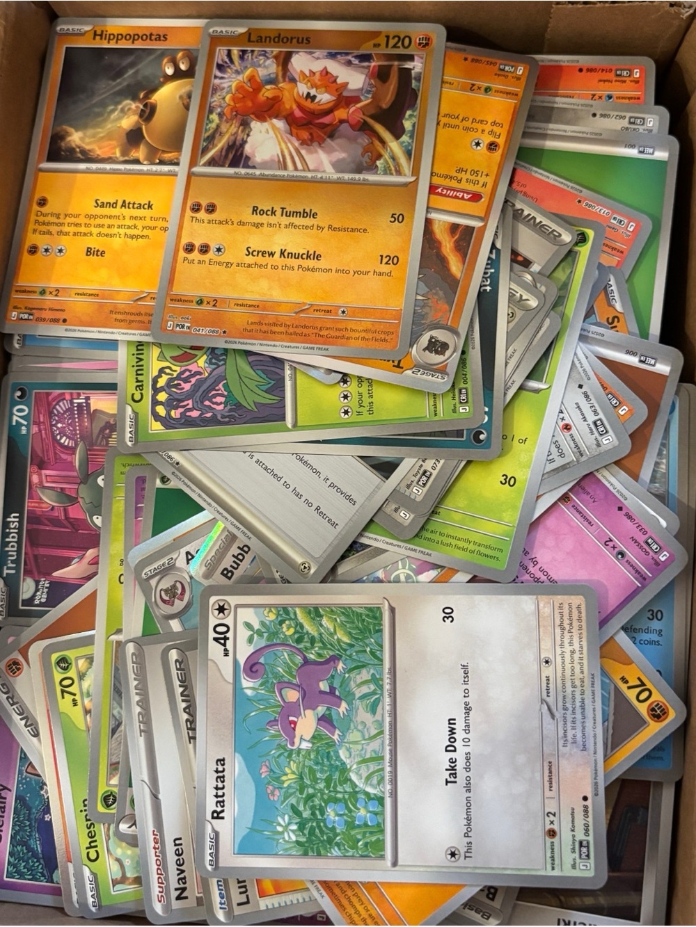 Pokemon TCG Bulk Card Lot 7+ Lbs Mixed Cards